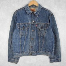 画像2: 70〜80's Levi's 70505-0217 USA製 刺繍入り デニムジャケット SIZE42 (2)