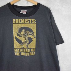 画像1: 90's USA製 "CHEMISTS: MASTERS OF THE UNIVERSE" プリントTシャツ XL (1)