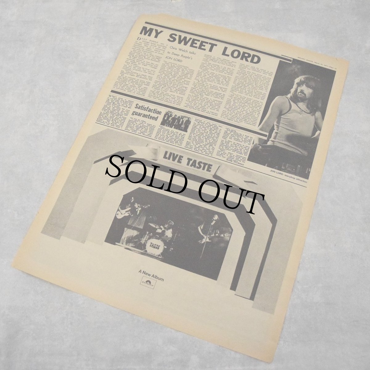 画像2: 70's Plastic Ono Band "Open Your Box" Band Poster (2)