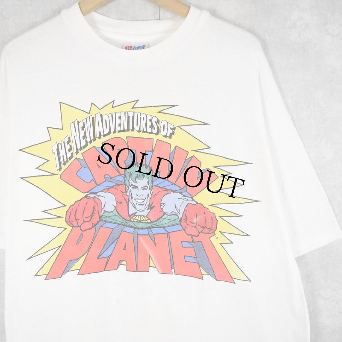 画像1: 90's CAPTAIN PLANET USA製 キャラクタープリントTシャツ XL (1)