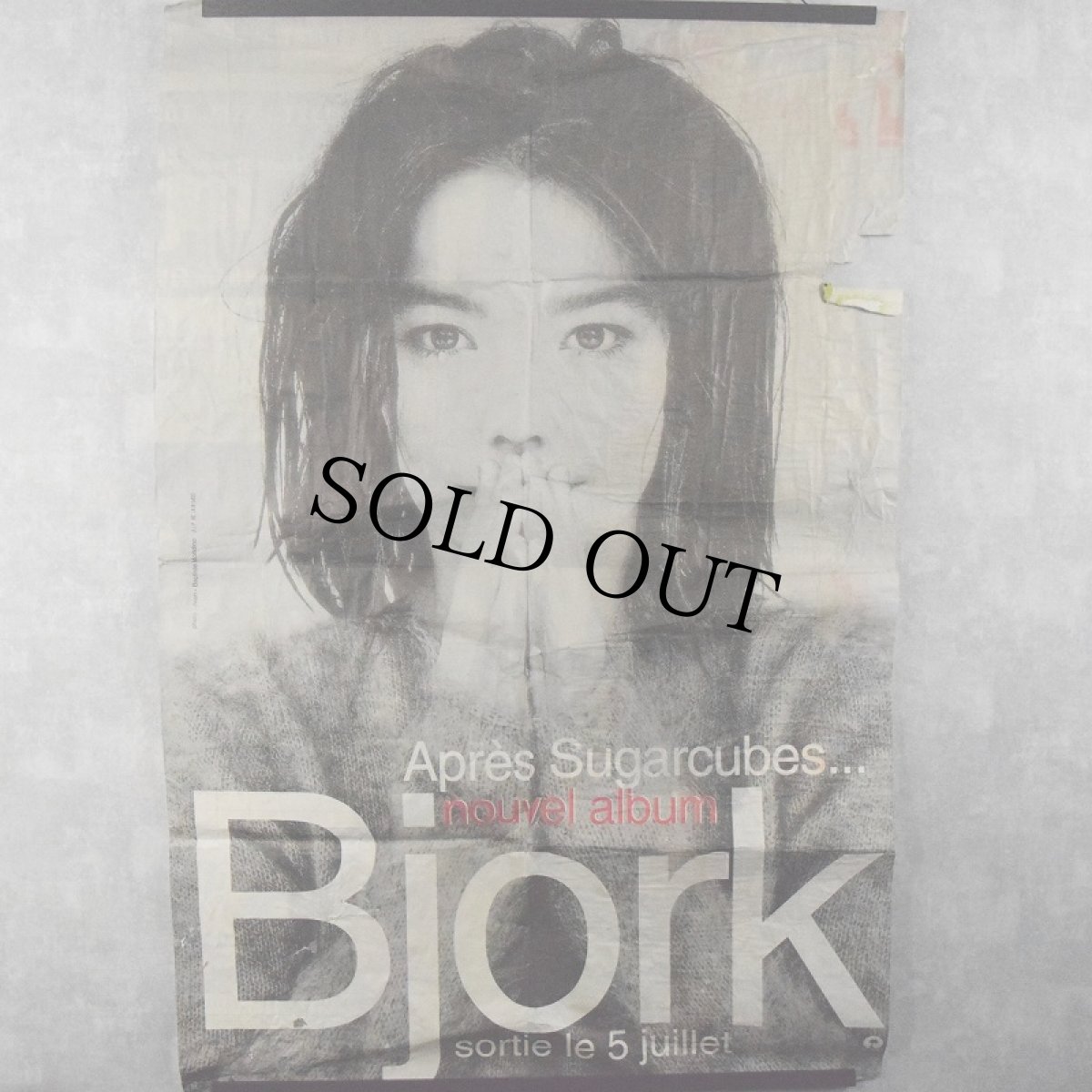 画像1: 90's Bjork Debut Poster "FROM Métro de Paris" (1)