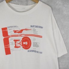 画像1: 90's Star Trek The Next Generation テレビドラマプリントTシャツ (1)