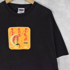 画像1: 2001 SHAG USA製 アートプリントTシャツ XL (1)