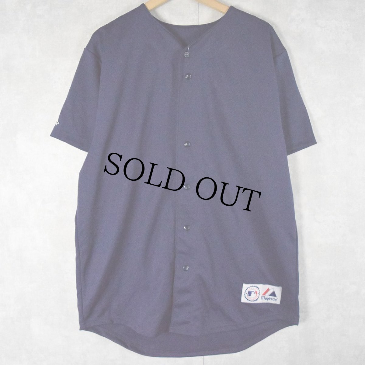 画像2: Majestic "ICHIRO 51" ポリエステルベースボールシャツ L (2)