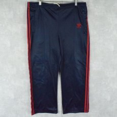 画像1: 70~80's adidas USA製 トラックパンツ NAVY L (1)