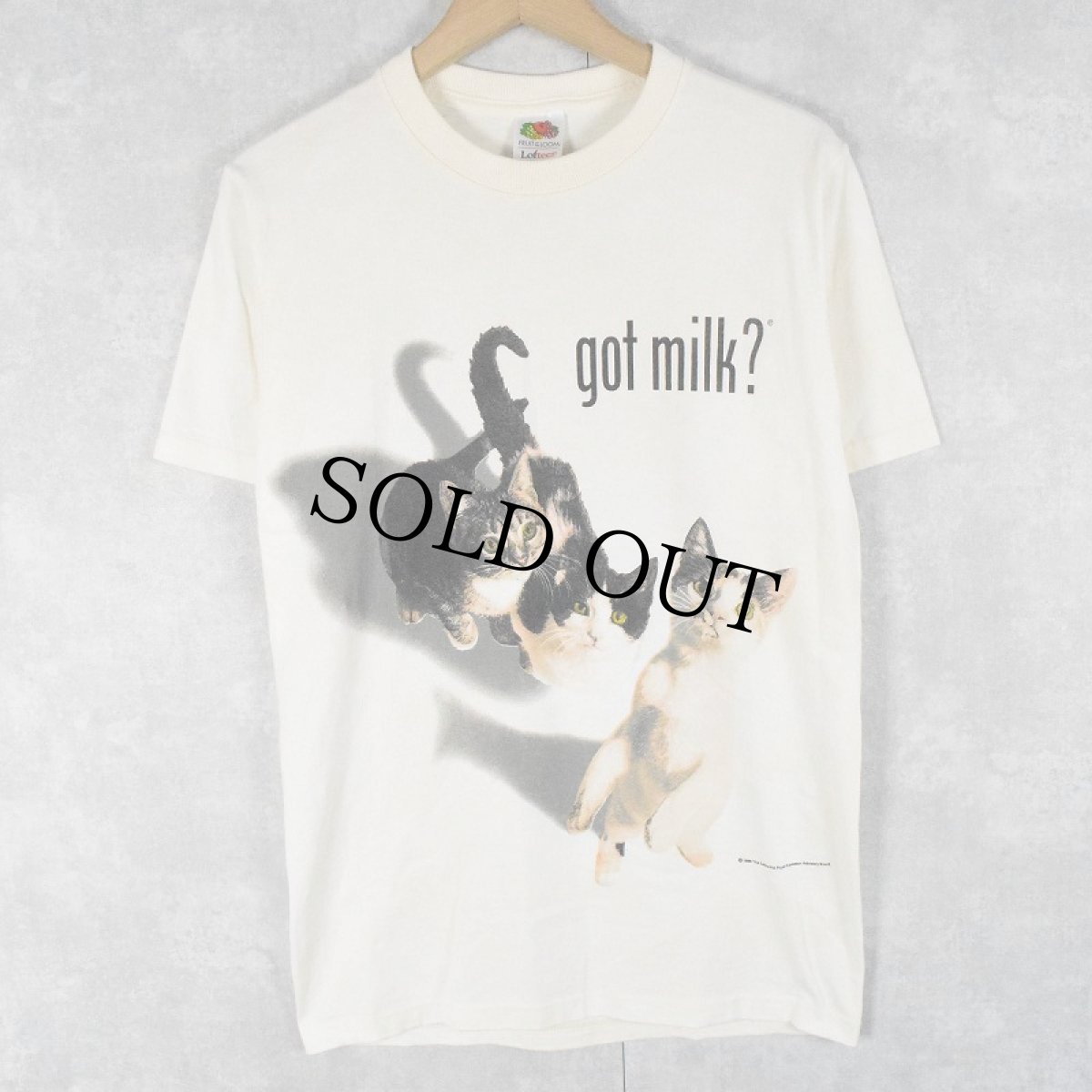 画像1: 90's "got milk?" 広告プリントTシャツ S (1)