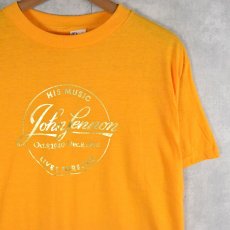 画像1: 70's USA製 "John Lennon" プリントTシャツ XL (1)