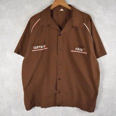 画像1: 70〜80's TRIMARK CANADA製 ボーリングシャツ XL (1)