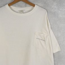 画像2: 90's BANANA REPUBLIC USA製 アニマルプリント ポケットTシャツ L (2)