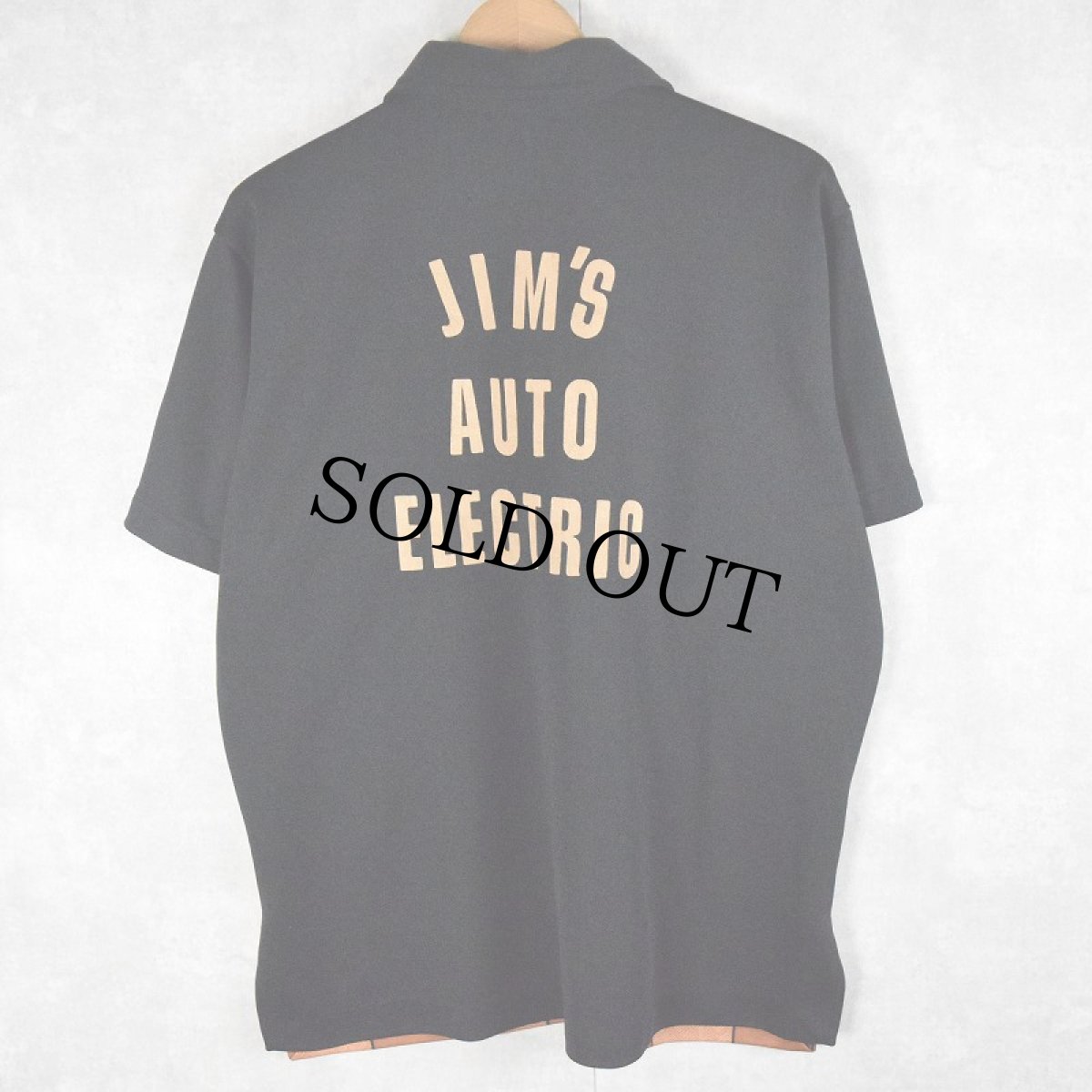 画像2: 70's KING LOUIS USA製 総柄 ポロシャツ L (2)