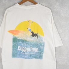 画像1: 90's Coppertone USA製 日焼け止めメーカー キャラクターTシャツ XL (1)