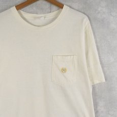 画像2: 90's BANANA REPUBLIC "TRAVEL&SAFARI CLOTHING" ヒョウプリント ポケットTシャツ (2)