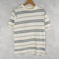 画像1: 60's NATIONAL ボーダー柄 Tシャツ (1)