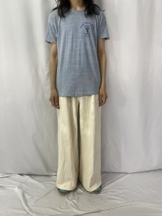 画像2: 【SALE】 70's Champion バータグ USA製 "UPPER ROCK ISLAND COUNTY YMCA" 染み込みプリントTシャツ L (2)