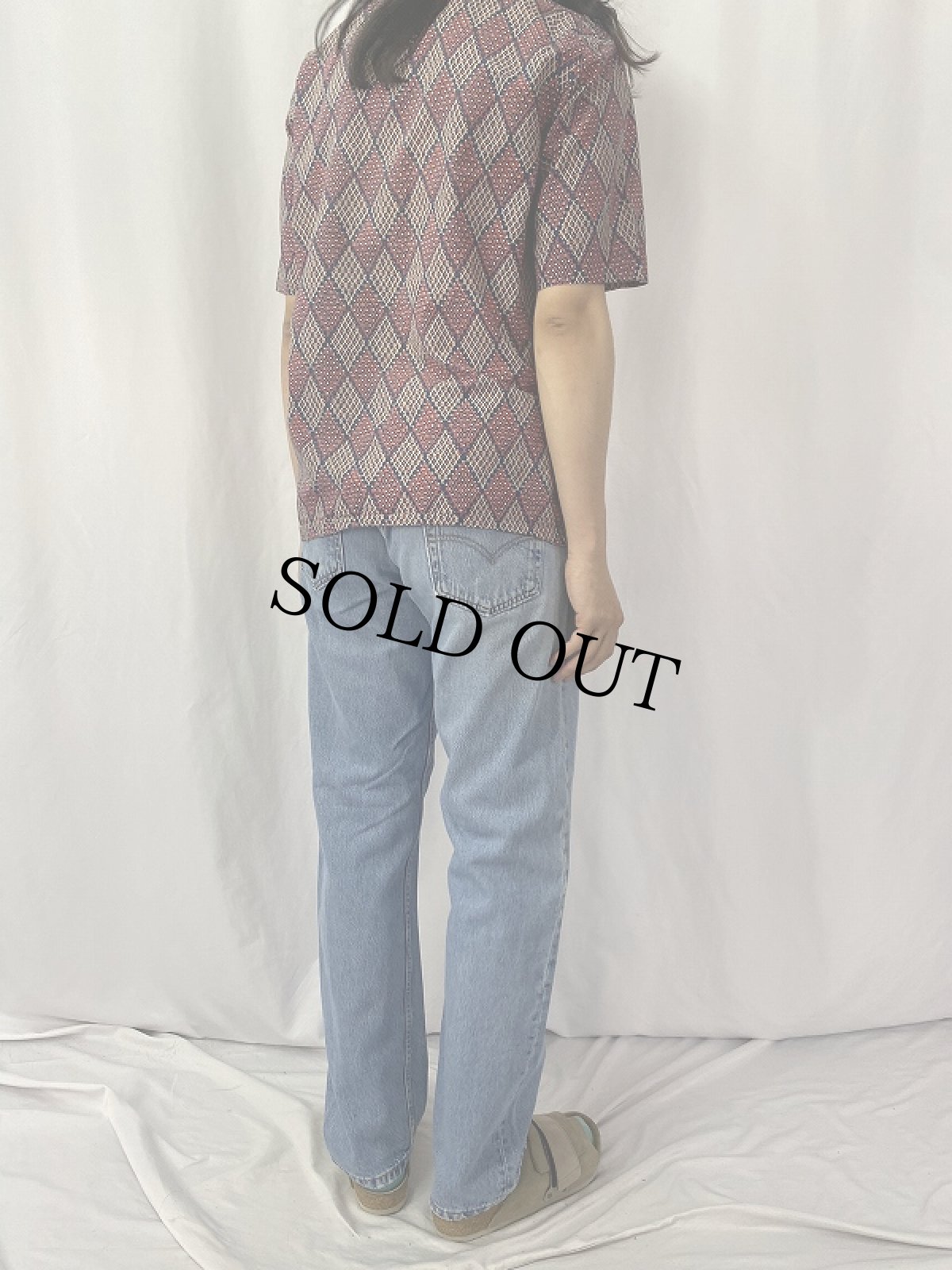 画像6: 60〜70's Sincere bailor 総柄シャツ (6)