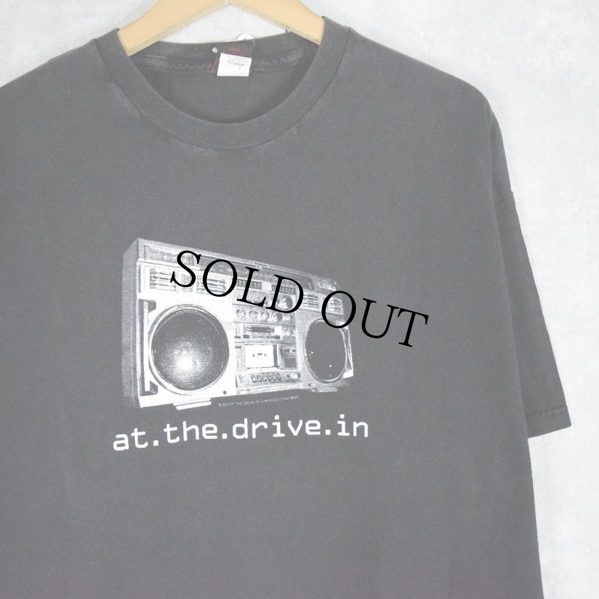 画像1: 2000's At The Drive-In ポストハードコアバンド プリントTシャツ BLACK XL (1)