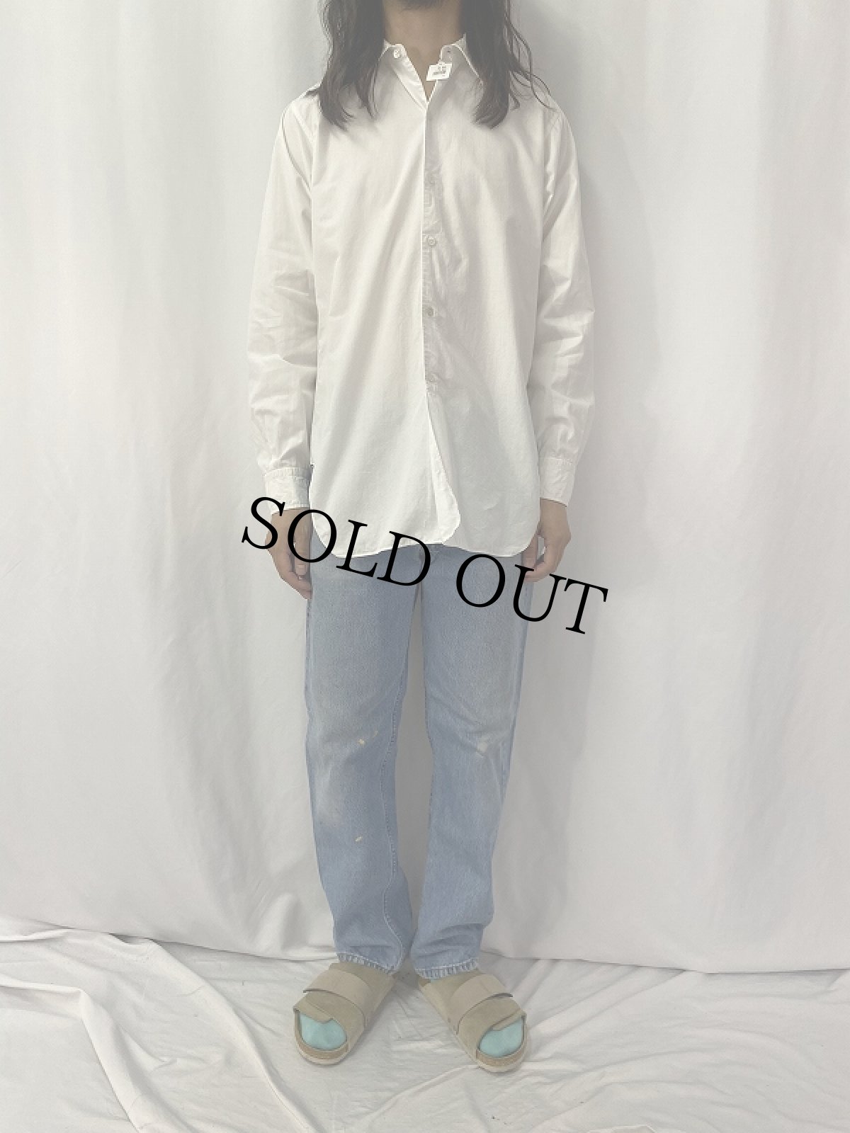 画像2: 60's EURO NOVELTEX ドレスシャツ (2)