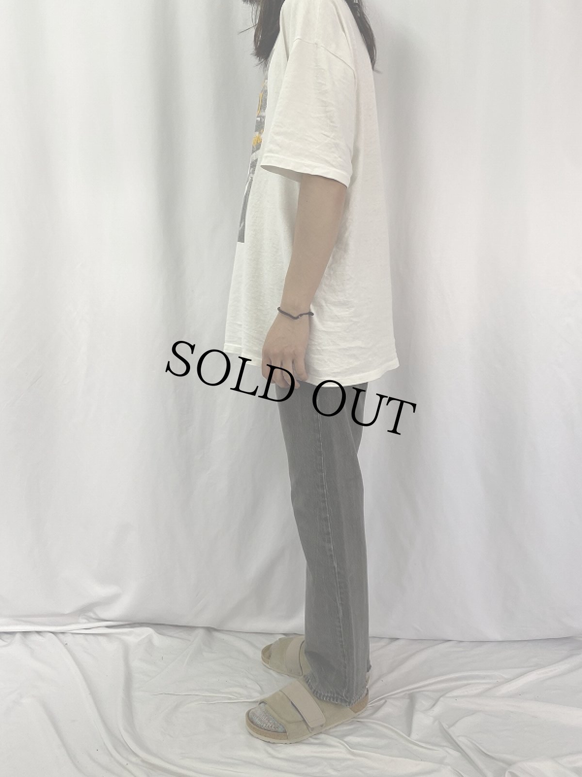 画像3: 90's Levi's 501 USA製 ブラックデニムパンツ W33 (3)