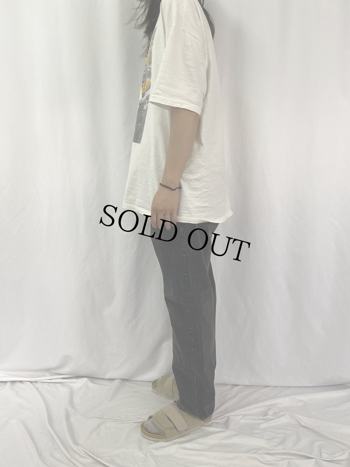 画像3: 90's Levi's 501 USA製 "サルファブラック" ブラックデニムパンツ W34 (3)