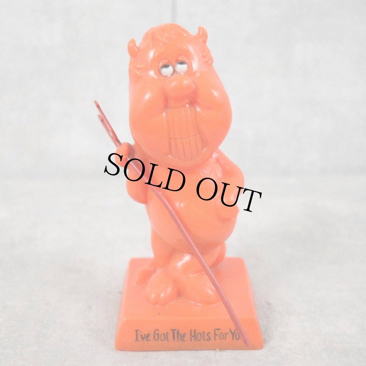 画像1: 70's "I've Got The Hots For You" USA製 レッドデビル メッセージドール (1)