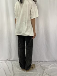 画像4: 90's Levi's 501 USA製 "サルファブラック" ブラックデニムパンツ W33 (4)