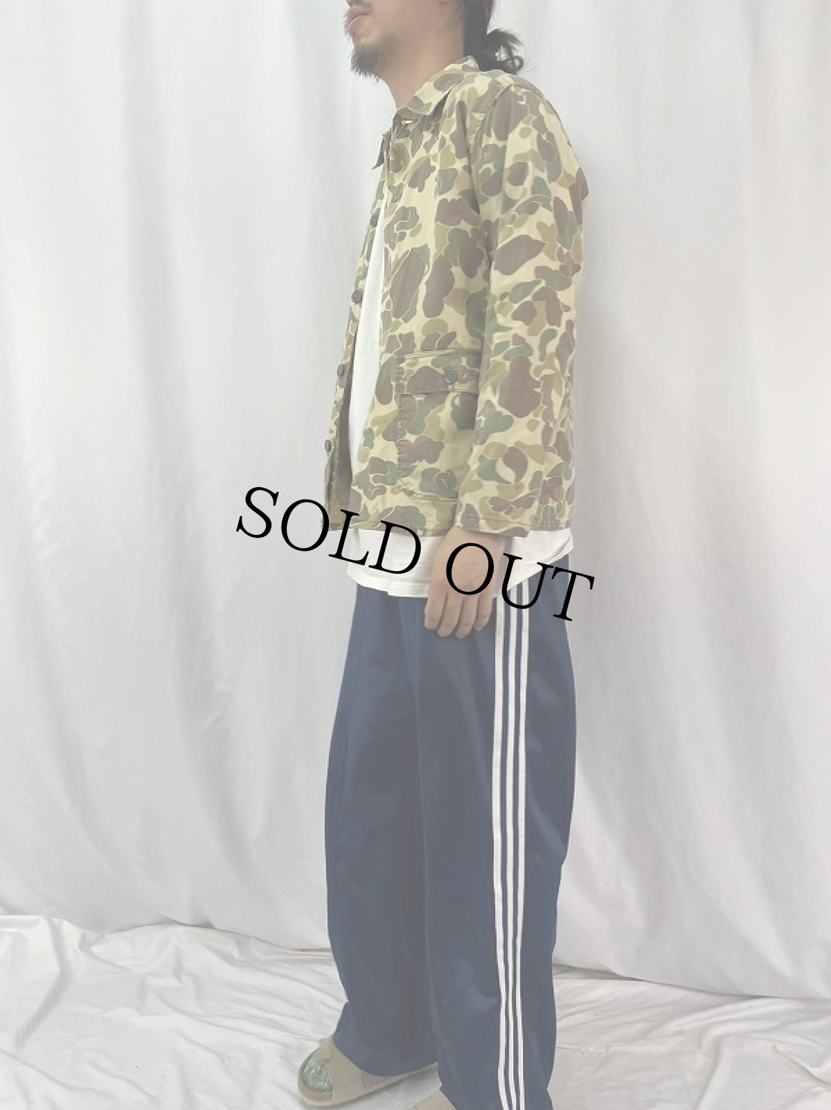 画像3: 70's ダックハンターカモ柄 カバーオール (3)