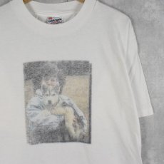 画像1: 90's USA製 メモリアルフォトTシャツ L (1)