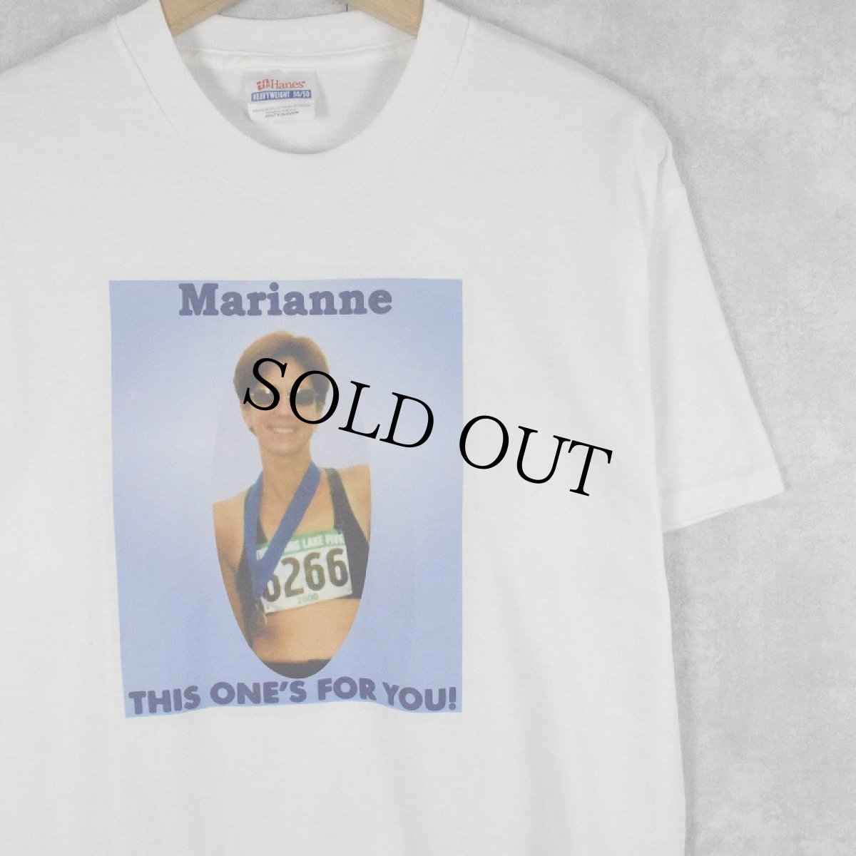 画像1: "Marianne THIS ONE'S FOR YOU !" メモリアルフォトTシャツ M (1)