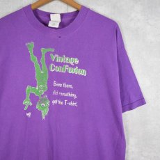 画像1: 90's USA製 "Vintage ConFusion" イラストプリントTシャツ XL (1)