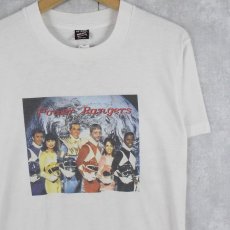 画像1: 90's Power Rangers USA製 特撮テレビ番組 フォトプリントTシャツ SIZE14-16 (1)