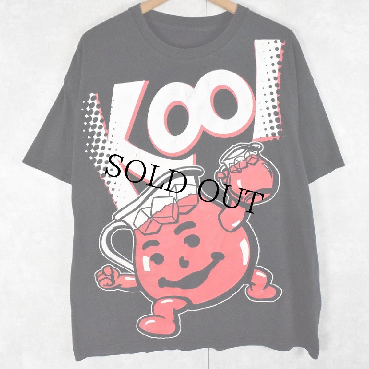 画像1: 【SALE】 Kool-Aid 飲料メーカー キャラクタープリントTシャツ (1)