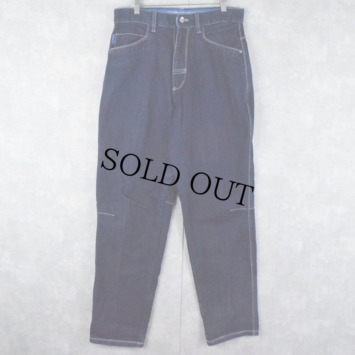 画像2: PLATINUM FUBU キャラクター柄 デニムペインターパンツ W32 (2)