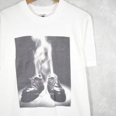 画像1: 2000's Kim Wilson USA製 "Smokin' Joint" ブルースシンガープリントTシャツ M (1)