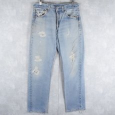 画像1: 90's Levi's 501 USA製 デニムパンツ W32 (1)