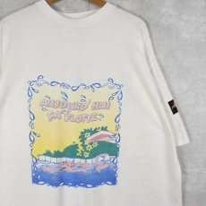 画像1: 90's PINK PANTHER CANADA製 "AUJOURD HUI CA FLOTTE" キャラクタープリントTシャツ (1)