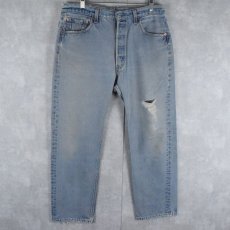 画像1: 00's Levi's 501 USA製 デニムパンツ W33 (1)