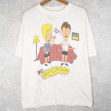 画像1: 90's BEAVIS AND BUTT-HEAD キャラクタープリントTシャツ (1)