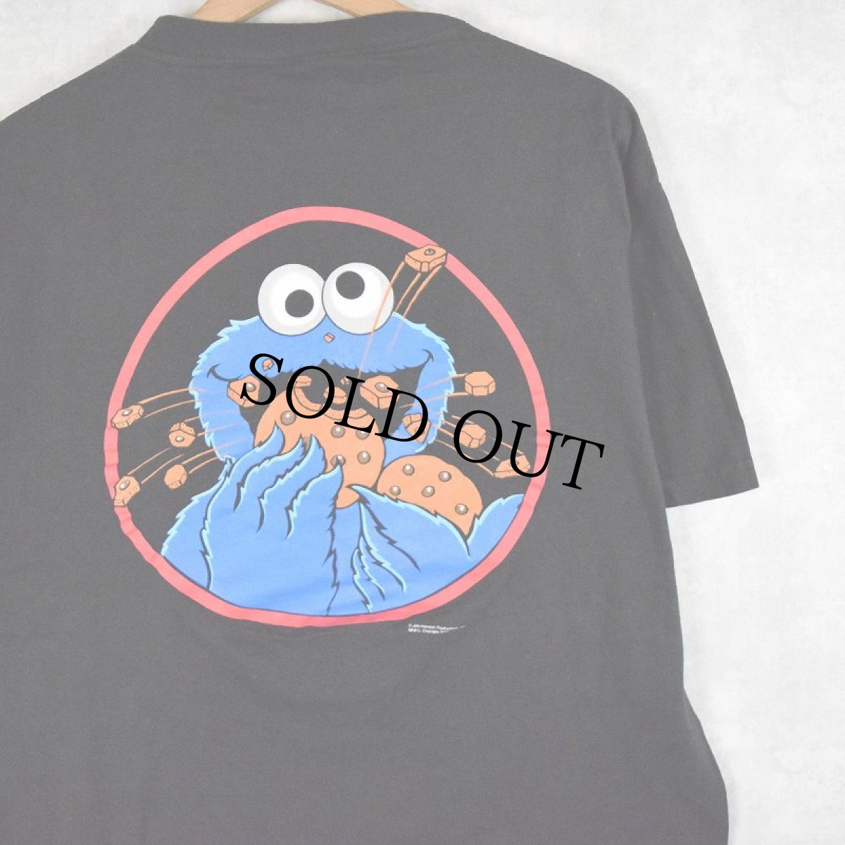 画像2: COOKIE MONSTER USA製 "got cookie?" パロディTシャツ L (2)