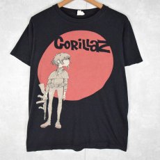 画像1: 00's GORILLAZ ロックバンドTシャツ M (1)