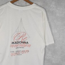画像2: 00's MADONNA "The Re-Invention Tour 2004" ミュージシャンツアーTシャツ L (2)