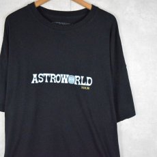 画像2: Travis Scott "Astroworld Tour" ヒップホップTシャツ 2X (2)