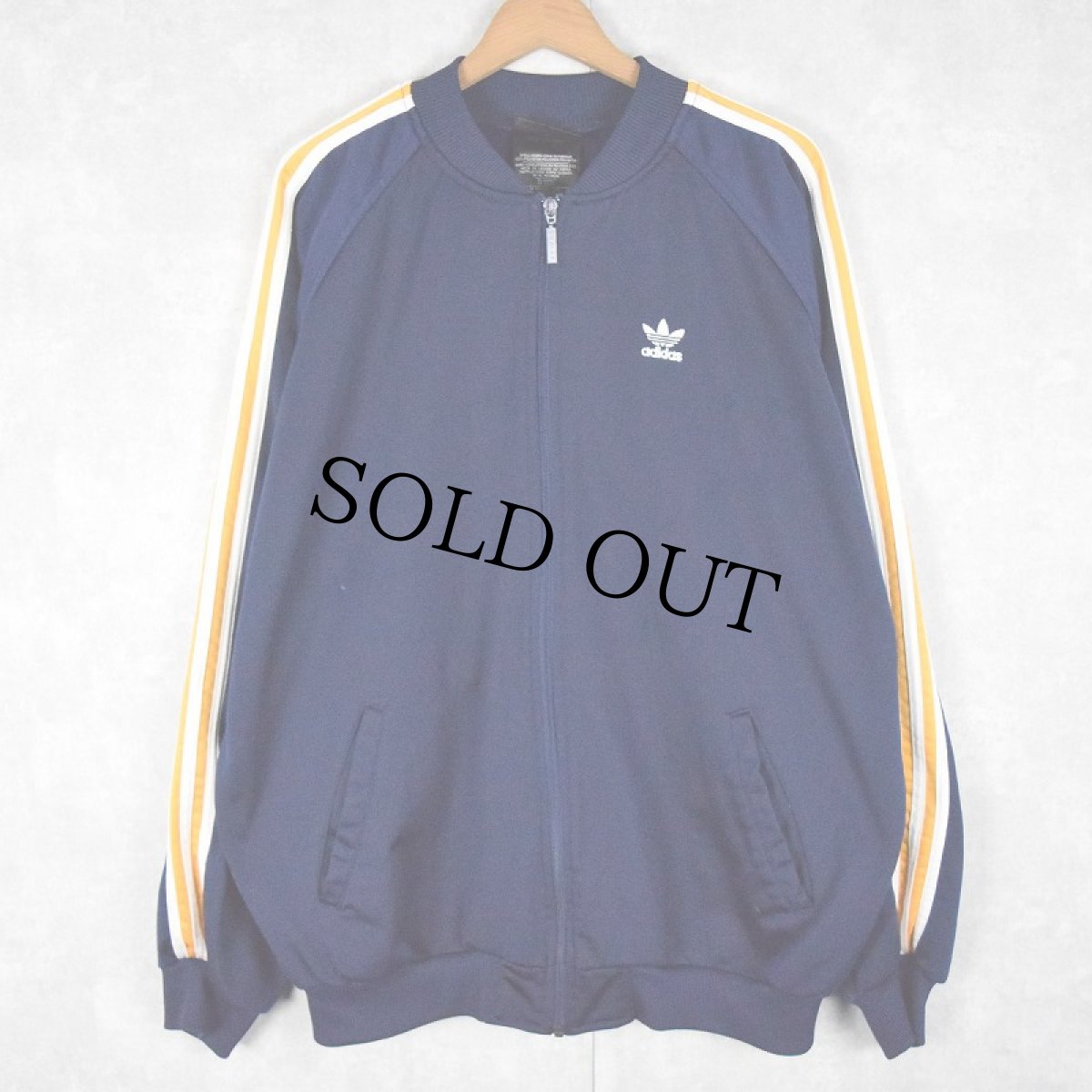 画像1: 90's adidas トラックジャケット NAVY XL (1)