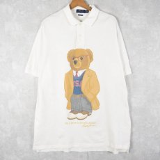 画像1: POLO Ralph Lauren "CLASSIC FIT" ポロベアプリント ポロシャツ XL (1)