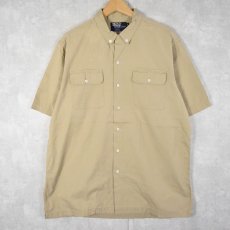 画像1: 90's POLO Ralph Lauren USA製 コットンボタンダウンシャツ L (1)