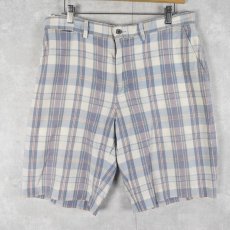 画像1: POLO Ralph Lauren "India Madras" インディアンマドラスチェック柄 コットンショーツ W35 (1)