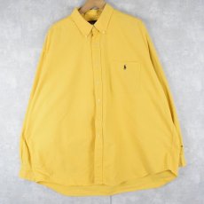 画像1: Ralph Lauren "BIG SHIRT" コットンボタンダウンシャツ XXL (1)