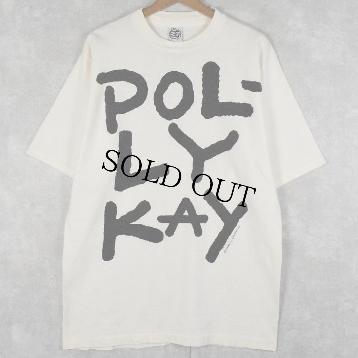 画像1: 90's GRAVITY GRAPHICS USA製 "POL-LYKAY" プリントTシャツ XL (1)