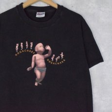 画像1: 90's〜 OOGACHAKA USA製 キャラクタープリントTシャツ L (1)