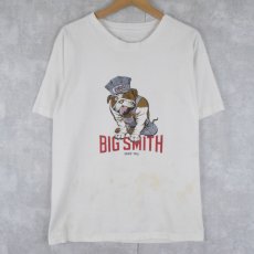 画像2: 90's BIGSMITH ブルドッグプリントTシャツ (2)