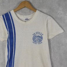 画像1: 60's "SEAVILLE SWIM TEAM" 染み込みプリントTシャツ (1)